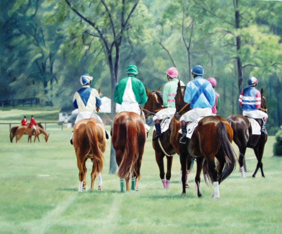 Going to Post at Great Meadow